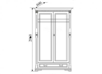 Klassische Schränke Schrank Schrankwand Kleiderschrank Massiv Kolonial Stil O2D